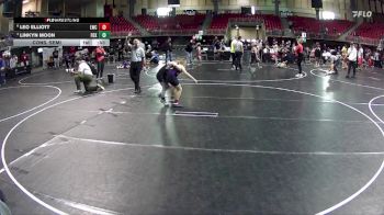 95 lbs Cons. Semi - Leo Elliott, Louisville Wrestling Club vs Linkyn Moon, FoxFit