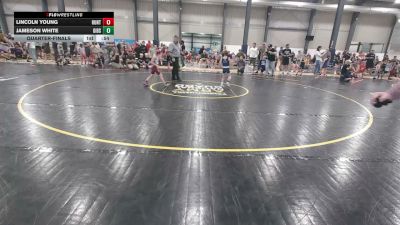 54 lbs Quarterfinal - Lincoln Young, Huntingdon vs Jameson White, Gibsonia