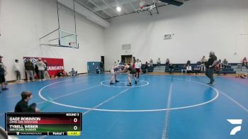 170-182 lbs Round 3 - Gage Robinson, Camel Kids Wrestling vs Tyrell Weber, High Plains Thunder