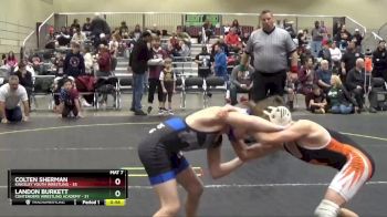 78 lbs Champ. Round 1 - Colten Sherman, Kingsley Youth Wrestling vs Landon Burkett, Contenders Wrestling Academy