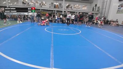 120 lbs Round 3 (6 Team) - Zakey Tsarni, POWA vs Arjan Singh, Mat Assassins Black