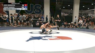 80 kg Cons. Sub-rd Of 32 - Keith Remington, Vici Wrestling Club vs Oakley Maddox, Brothers Of Steel Wrestling Club