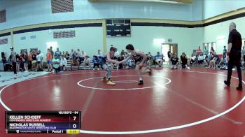 94 lbs Round 1 - Kellen Schoeff, Contenders Wrestling Academy vs Nicholas Russell, Bloomington South Wrestling Club