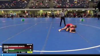 85 lbs Semifinal - Colin Weber, Ringers vs Peter Alexander Schutz, MN Elite