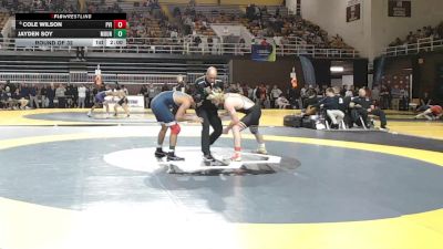 165 lbs Round Of 32 - Cole Wilson, Paul VI Catholic High School vs Jayden Soy, Mount St. Charles
