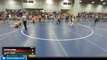 120 lbs Cons. Round 3 - Henry White, KS vs Carter Siebel, IA