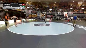 106 lbs Cons. Round 2 - Jesse Miller, Onaga Hs vs Justin Lee, Lyons Hs