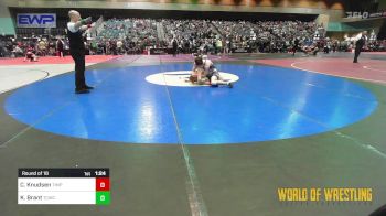 138 lbs Round Of 16 - Connor Knudsen, Timpanogos Wrestling vs Khristian Brant, THURSTON COUNTY WRESTLING CLUB