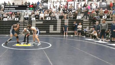190 lbs Quarters & 1st Wb (16 Team) - Chase Wingfield, East Jackson HS vs Shep Greene, Lovett School