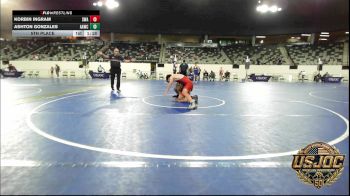 140 lbs 5th Place - Korbin Ingram, Shelton Wrestling Academy vs Ashton Gonzales, ALL AMERICAN WRESTLING CLUB