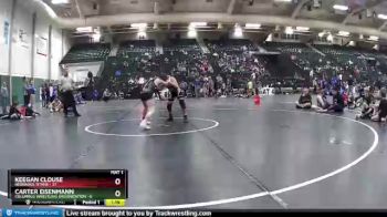 126 lbs Round 5 (6 Team) - Keegan Clouse, Nebraska Titans vs Carter Eisenmann, Columbus Wrestling Organization