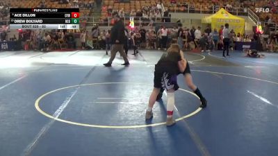 83 lbs Cons. Round 4 - Drew Bolyard, Ohio Crazy Goats vs Ace Dillon, Chesapeake Youth Wrestling