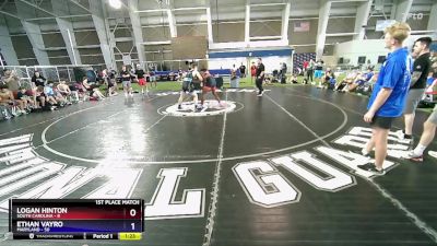 175 lbs Placement Matches (8 Team) - Logan Hinton, South Carolina vs Ethan Vayro, Maryland