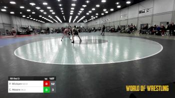 102 lbs Rr Rnd 3 - Parker Wickam, Northern Colorado 12U vs Collin Moore, Oklahoma Boys 12U