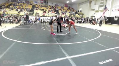 110 lbs Consi Of 8 #2 - Kaylyn Chism, Tahlequah Wrestling Club vs Joplyn Sherrick, Tahlequah Wrestling Club