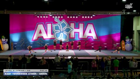 East Tennessee Cheer - Orion [2025 L2 Junior - D2 Day 2] 2025 Aloha Gatlinburg Showdown