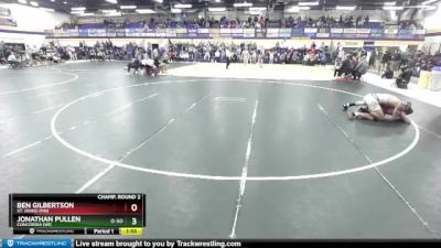 184 lbs Champ. Round 2 - Ben Gilbertson, St. Johns (MN) vs Jonathan Pullen, Concordia (WI)