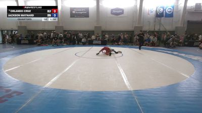 75 lbs Quarters - Orlando Cruz, Silvaback vs Jackson Maynard, Sanderson Wrestling Academy