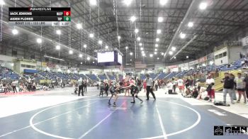 123 lbs Rr Rnd 2 - Jack Jenkins, Matpac Wrestling ND vs Aiden Flores, Top Notch