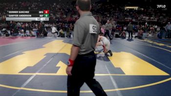 6A 132 lbs Semifinal - Sawyer Anderson, Highland-P vs Gunner Sanchez, Owyhee
