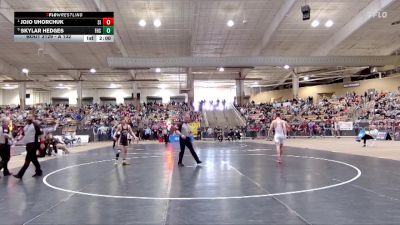 A 132 lbs Quarterfinal - JoJo Uhorchuk, Signal Mountain High School vs Skylar Hedges, Fairview High School