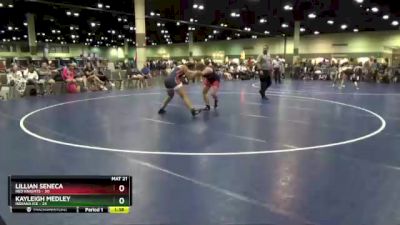 145 lbs Round 6 (8 Team) - Lillian Seneca, Red Knights vs Kayleigh Medley, Indiana Ice