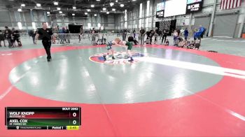 71 lbs Champ. Round 1 - Wolf Knopp, Buzzsaw WC vs Axel Cox, St. Maries WC