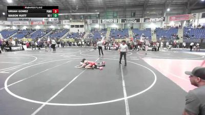 90 lbs Rr Rnd 2 - Urijah Gomez, Pomona Elite vs Mason Huitt, No Escape Wrestling