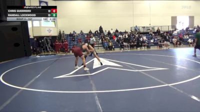 157 lbs Champ. Round 1 - Chris Guerrero, Victor Valley College vs Randall Lockwood, Vanguard