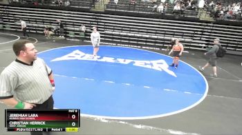 193 lbs Cons. Round 3 - Jeremiah Lara, Murray High School vs Christian Herrick, West Jordan