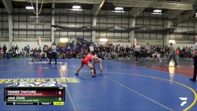125 lbs Quarterfinal - Tanner Thatcher, Worcester Polytechnic Institute vs Jake Craig, University Of Southern Maine