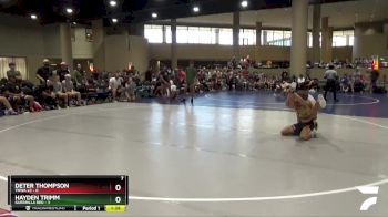 113 lbs Round 3 (6 Team) - Deter Thompson, TNWA #2 vs Hayden Trimm, Guerrilla Red