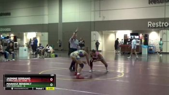 125 lbs Round 3 (6 Team) - Mariaha Benedict, Iowa Despicables vs Jasmine Serrano, Florida Girls All Stars