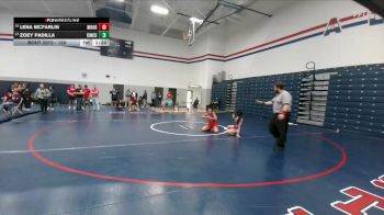120 lbs Cons. Round 1 - Zoey Padilla, Katy Cinco Ranch vs Lena McFarlin, Moore