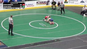 89 lbs Round Of 32 - Gavin Summers, New Oxford vs Caleb Judice, Bald Eagle Area
