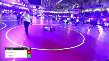 109 lbs Semifinal - Andres Rambo Lopez, Wlv Jr Wrestling vs Noah Meza, Black Fox Wr Ac