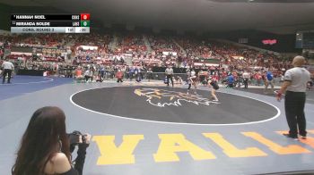 105 lbs Cons. Round 3 - Hannah Noel, Columbus HS vs Miranda Nolde, Larned HS