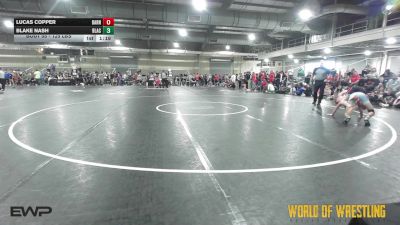 125 lbs Round Of 32 - Lucas Copper, Smittys Barn vs Blake Nash, Black Fox Academy