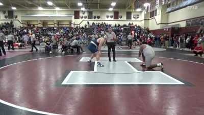 285 lbs Round 1 - Cary Cox, Pleasant Valley vs James Price, Tinley Park (Andrew)
