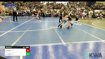 83 lbs Rr Rnd 2 - Abel Vigil, Choctaw Ironman Youth Wrestling vs Lennon Lantz, Standfast