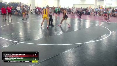 175 lbs Round 3 (10 Team) - Christopher Graham, Team Montana Conrad vs Shayden Washburn, Alburnett