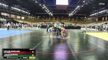 86 lbs Round 3 - Skyler Kopelakis, PAL Tropics vs Logan Quiroga, Brevard FCA