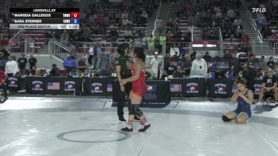 55 kg 3rd Place Match - Marissa Gallegos, TMWC vs Sara Sterner, Cardinal WC