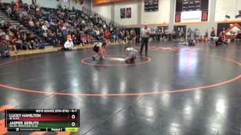 N-7 lbs Quarterfinal - Jasper Gerlits, Solon Wrestling Club vs Lucky Hamilton, DC Elite