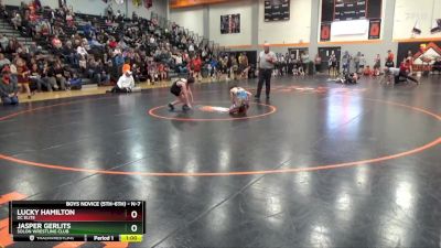 N-7 lbs Quarterfinal - Jasper Gerlits, Solon Wrestling Club vs Lucky Hamilton, DC Elite