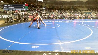 200 lbs Consi Of 8 #1 - Dane Miller, Hannibal Youth Wrestling vs Kole Alvarado, RAW Wrestling Club