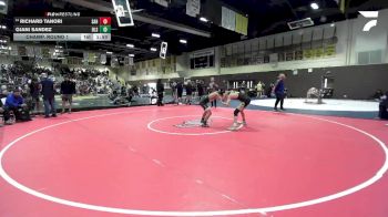120 lbs Champ. Round 1 - Richard Tanori, Sahuarita vs Ojani Sandez, De La Salle