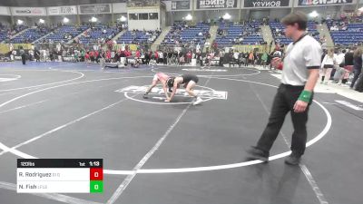 120 lbs Semifinal - Rudy Rodriguez, GI Grapplers vs Nathan Fish, LFLSE Wrestling