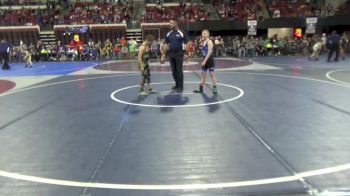 89 lbs Champ. Round 1 - Trenton Blunt, Malta vs Sully Svendsbye, Stillwater Gladiators