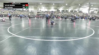 60 lbs 1st Place Match - Myles Maines, TN Wrestling Academy vs Eli Sayson, Nashville Catholic Wrestling